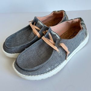 Hey Dude Womens Wendy Boho - Grey Size 5